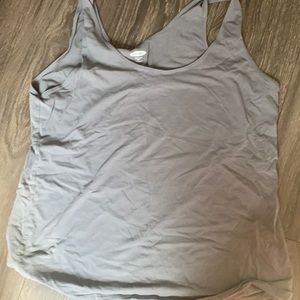 Grey Old Navy tank top.